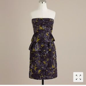 Jcrew NWT Silk Evening Primrose Brynn Dress